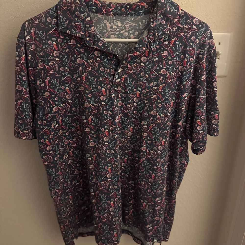 Peter Millar Polo. Size Medium